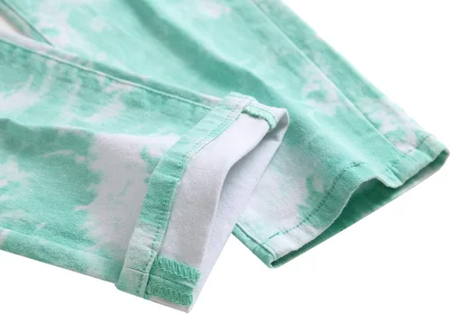 Miniatura 3 de DANT BULUN Pantalones deportivos de mezclilla ajustados elásticos para hombre