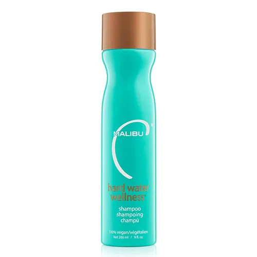 Malibu C Hard Water Wellness Shampoo (9 oz) – Champú hidratante sin sulfatos para la vitalidad del cabello – Protege el cabello de elementos de agua