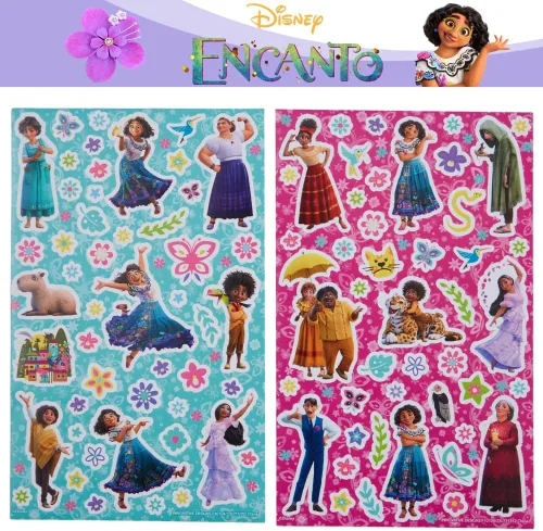 Miniatura 4 de Innovative Designs Disney Encanto Kids - Juego de calcomanías y arte para colorear para niños, 30 piezas. Suministros escolares y de manualidades
