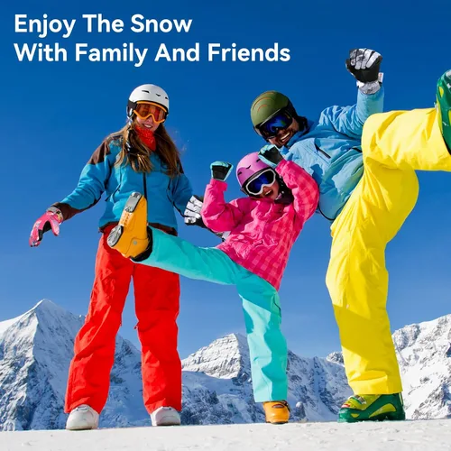 Miniatura 4 de Guantes para clima frío, guantes de esquí, guantes de nieve, guantes de invierno impermeables, hombres y mujeres, para padres e hijos