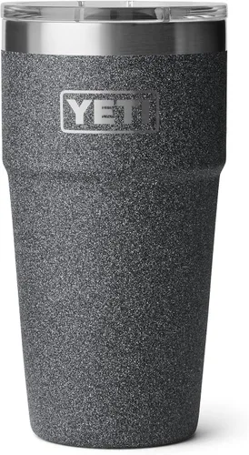 Miniatura 39 de YETI Rambler - Vaso apilable de 20 onzas, acero inoxidable, aislado al vacío con tapa MagSlider Verde mar