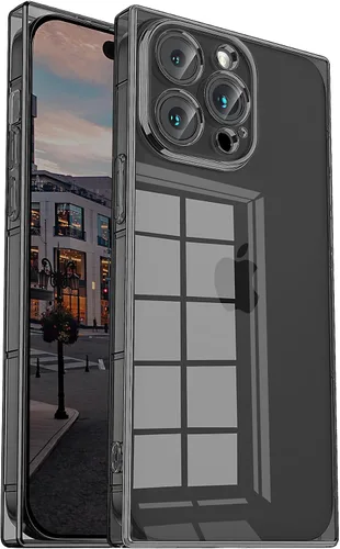 Miniatura 37 de Funda Tzomsze Compatible con iPhone Air Clear Funda, Protección de Cámara, Esquinas Reforzadas TPU Delgada Resistente a Golpes Funda Protectora