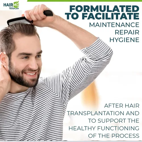 Miniatura 4 de HairMD Loción de reparación clínica de trasplante – 4.2 fl oz fórmula post-trasplante capilar – suave, nutritiva e hidratante en cuero cabelludo