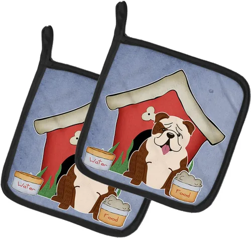 Caroline's Treasures BB2875PTHD - Juego de soportes para ollas de cocina resistentes al calor, almohadillas calientes para horno, para hornear