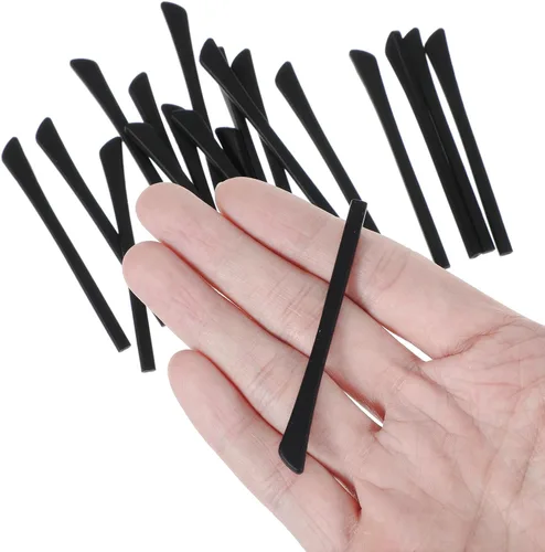 Miniatura 7 de Puntas de silicona antideslizantes para gafas, 10 pares de patillas de repuesto para gafas, almohadillas para orejas, calcetines de tubo