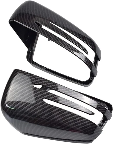 Miniatura 4 de Cubiertas de tapa de espejo lateral para Mercedes Benz W176 W246 W212 W204 C117 X156 X204 W221 C218 A B C E S CLA GLA GLK Clase Negro Reemplazar