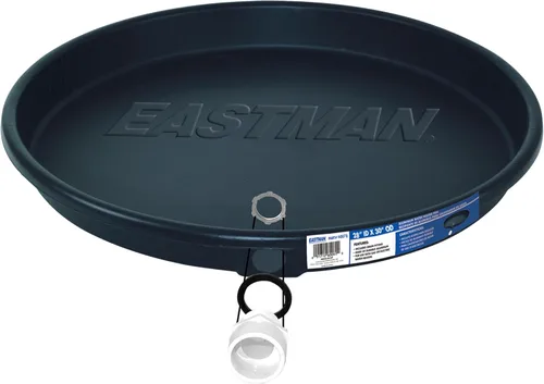 Miniatura 11 de Bandeja de drenaje para calentador de agua Eastman con guarniciones de PVC, compresión de 20 pulgadas ID x 22 pulgadas OD, 60076