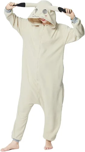 Miniatura 3 de OGU' DEAL Mimikyu - Disfraz de cosplay para adultos, pijama de una sola pieza para hombres y mujeres, cierre de cremallera