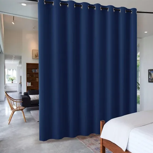 Miniatura 93 de RYB HOME - Cortinas extra largas con bloqueo de luz, persianas opacas insonorizadas para privacidad para cine en casa, oficina, fondo de patio, sala