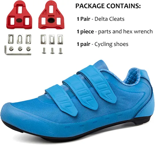 Miniatura 2 de Mens Womens Indoor Cycling Shoes Compatible with Peloton Bike Shoes Cycling Shoes with Delta Cleats Clip Outdoor Pedal SPD Road Bike Shoes