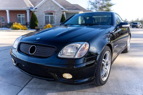 Miniatura 4 de iJDMTOY Kit de luz de marcador lateral de parachoques de lente ahumada 36-SMD ámbar Full LED compatible con Mercedes-Benz SLK CLK 1998-2004