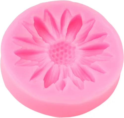 Miniatura 4 de Molde de silicona para crisantemo, moldes de fondant de girasol para decoración de pasteles de flores, decoración de cupcakes, caramelo de (Style L)