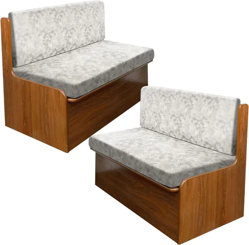 Miniatura 30 de Fundas de cojín tipo cuero para sofá, juego de fundas protectoras de muebles para sillón seccional, sofá biplaza de tela de elastano elástica