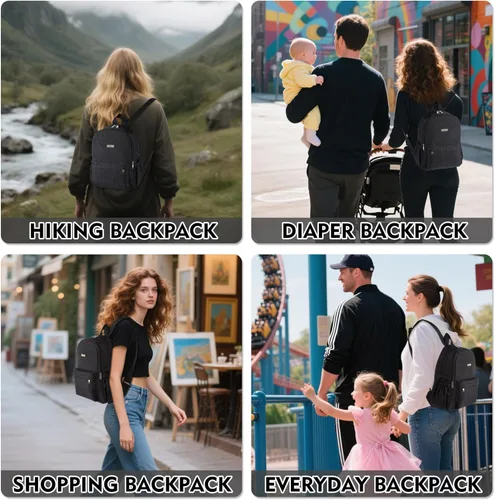 Miniatura 6 de AOTIAN - Mochila ligera y pequeña para senderismo para mujeres - Mochila de día resistente al agua y duradera para viajes, camping y aventuras al