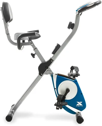 Miniatura 11 de XTERRA Bicicleta estática plegable para fitness, capacidad de peso de 225 libras