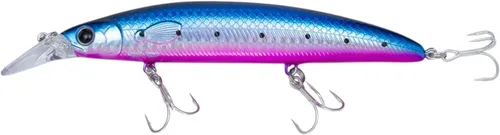 Miniatura 14 de Battlestar 115 Jerkbait–Flotación Lenta, Lanzamiento Largo, Señuelo de Pesca de Acción Realista para Agua Salada y Agua Dulce – Ideal para Fletán