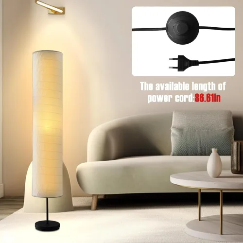 Miniatura 4 de Lámpara de pie de papel, lámpara de pie, lámpara de pie de papel, decoración de habitación, farol de luz para dormitorio, tocador, sala de estar