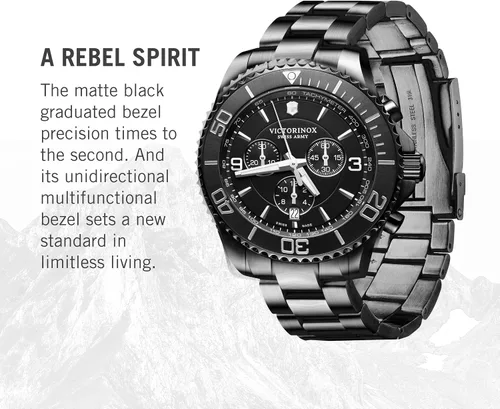 Miniatura 3 de Victorinox Reloj Maverick Chrono Black Edition - Reloj de pulsera atemporal