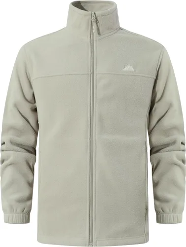 Miniatura 2 de Chaqueta UTWGN de forro polar suave para hombre con bolsillos, ligera, para exterior, de recreación, con cremallera completa