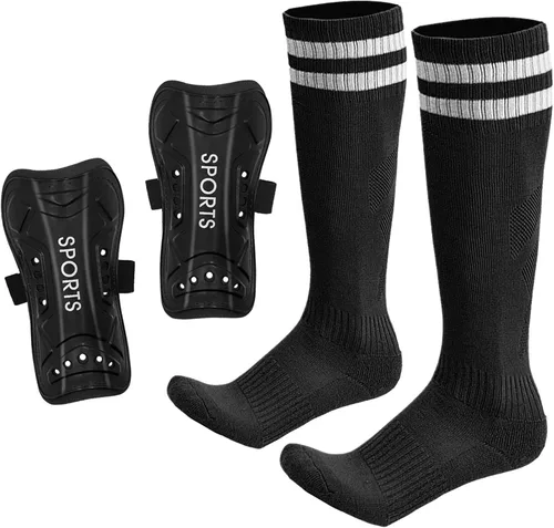Miniatura 7 de AIMISICAR Espinilleras y Calcetines de Fútbol para Niños Pequeños, Niños y Jóvenes para Niños y Niñas (Edad 3-5, 6-8, 8-12, 10-14) Combo