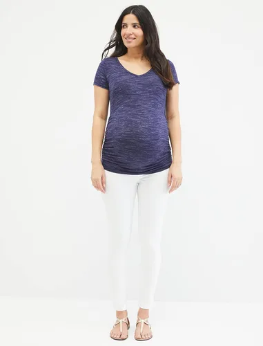 Miniatura 4 de Motherhood Maternity Women's Indigo Blue Super Stretch Secret Fit Belly Skinny Denim Jean