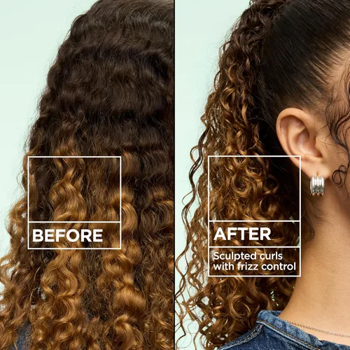 Miniatura 4 de Garnier Fructis Curl Control Scrunching Gel para el cabello, Curl Jelly para cabello rizado, ondulado y rizado con control de encrespamiento