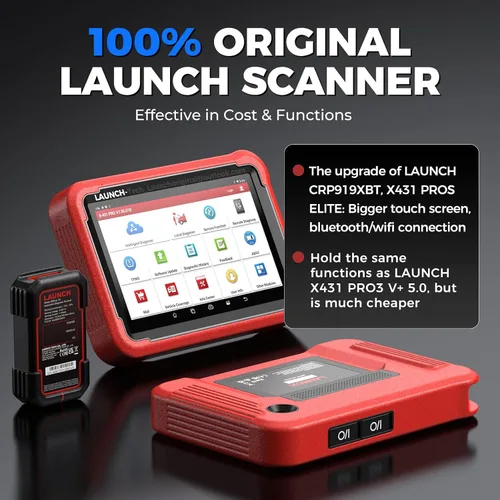 Miniatura 2 de Launch X431 PROS V 5.0 2026 Herramienta de escaneo bidireccional Escáner de lanzamiento Bluetooth con conector DBSCar VII 38+ reinicio para todos