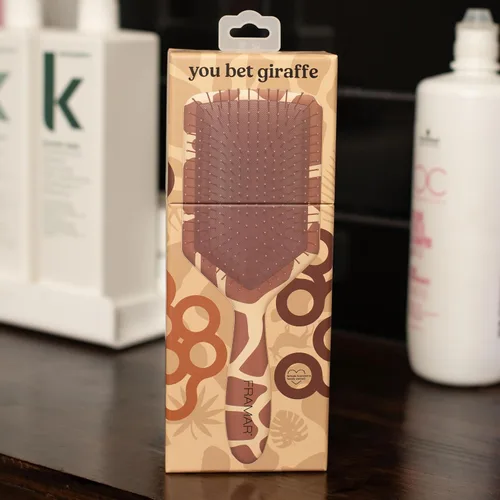 Miniatura 6 de FRAMAR Cepillo desenredante de pelo de pala, cepillo desenredante para mujeres, cepillo de pelo húmedo para niñas, cepillo desenredante de pelo