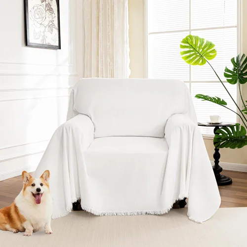 Miniatura 34 de MYSKY HOME Fundas para sillón, funda para silla reclinable, color beige, fundas de sofá para sofá modular en forma de L, fundas de sofá de gran