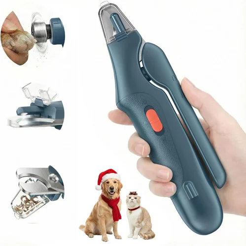 Miniatura 12 de Cortauñas 2 en 1 para perros y gatos, recortadores de uñas para perros grandes, medianos y pequeños, recortador de garras de gatos, sensor rápido