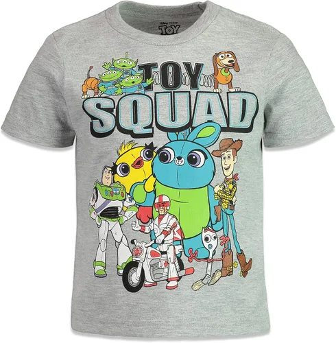 Miniatura 3 de Disney Pixar - Paquete de 4 camisetas para niños Toy Story Incredibles Cars Monsters Inc Blanco