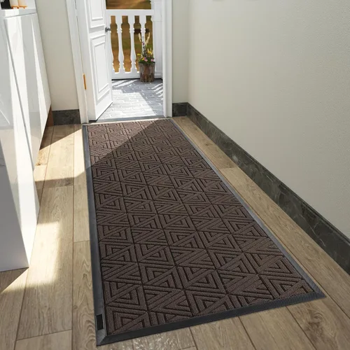 Miniatura 81 de Yimobra Alfombra para Puerta Delantera Exterior Entrada 29.5x17, Impermeable Resistente Alfombras Exteriores para Puerta Delantera, Alfombra