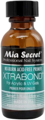 Mia Secret No Burn Acid Free Primer Xtra Bond Gel UV Acrílico 1 Fl Oz 1 onza