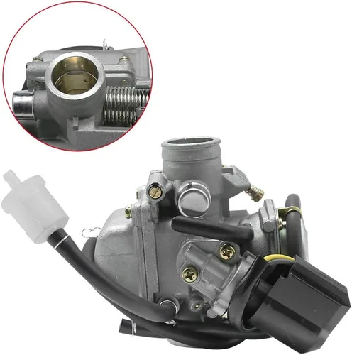 Miniatura 7 de Carburador PD24J para GY6 de 4 tiempos 125cc 150cc ATV Go Karts Scooter Ciclomotores QMJ/QMI157 QMJ/QMI152 - Colector de admisión Fiameter 24mm