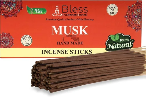 Miniatura 22 de Bless International varillas de incienso 100 % natural hechas a mano, sumergidas a mano, el mejor aroma Incienso y mirra
