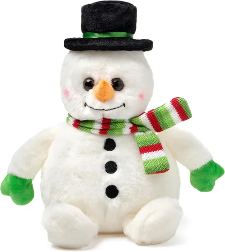 Miniatura 8 de Bearington Holly Ginger the Gingerbread - Animal de peluche navideño de 10 pulgadas, adorable juguete de niña de jengibre relleno con tela de felpa