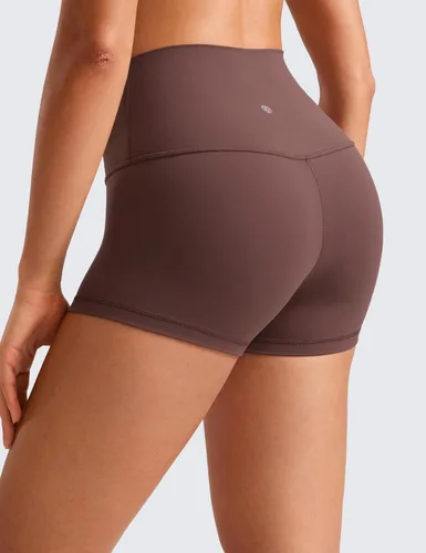 Miniatura 80 de CRZ YOGA Butterluxe - Pantalones cortos de ciclismo de cintura alta para mujer, 2.5 pulgadas, yoga, entrenamiento, elastano, correr, voleibol