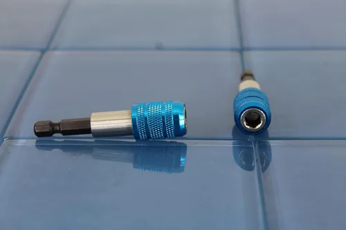 TMAX 2 unidades de liberación rápida destornillador de seguridad titular listo para impacto, vástago hexagonal de 1/4 pulgadas