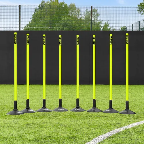 Miniatura 37 de FORZA Slalom - Bastones de agilidad Mejora la resistencia, la velocidad y el juego de pies Opciones de color, tamaño y base de goma disponibles