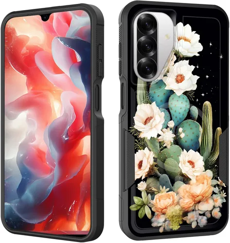 Miniatura 105 de Funda magnética para Galaxy A16 5G, [compatible con MagSafe] [protección contra caídas de grado militar] Funda resistente a prueba de golpes