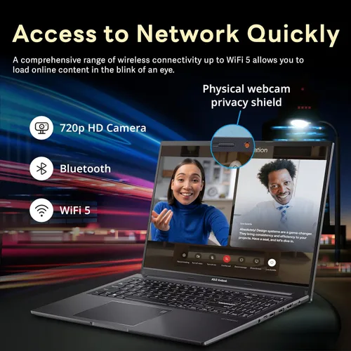 Miniatura 5 de ASUS Vivobook - Computadora portátil WUXGA de 16 pulgadas, Intel Core i7-1355U, 16 GB de RAM, 1.5 TB de almacenamiento