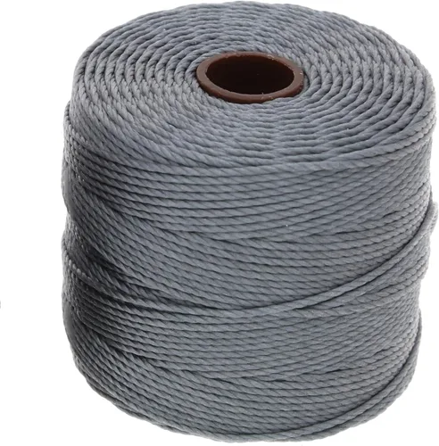 Miniatura 6 de The Beadsmith S-Lon Cordón para Cuentas – Cordón de Nylon Torcido de 0.5 mm para Ensartar, Paquete de 4, Mezcla de Neutrales Fríos, TEX210, 77