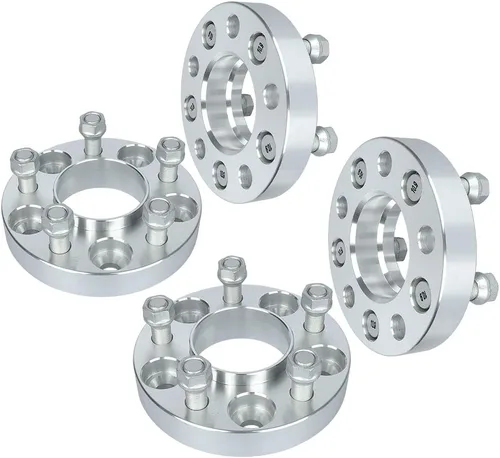 Miniatura 7 de IRONTEK Espaciadores de rueda de 0.197 x 4.500 in, espaciadores centrados de 1 pulgada (diámetro de 2.815 in, pernos de 14 x 1.5) 0.984 in, 5 x 4.5