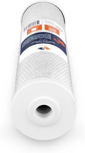 Miniatura 7 de Aquaboon Cartucho de filtro de bloque de carbón de 4.5 x 20 - 5 micrones, filtro de agua para toda la casa, reemplazo, elimina el sabor y los olores