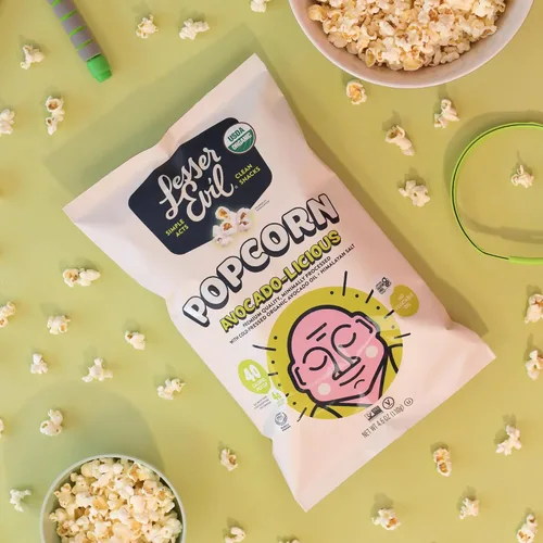 Miniatura 8 de LesserEvil Palomitas de maíz orgánicas "Avocado-licious", exclusivo de Amazon, calidad premium, mínimamente procesado, sin aceite vegetal, 4.6
