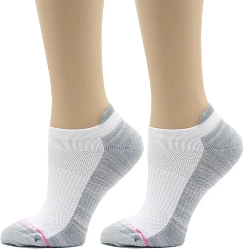 Miniatura 51 de Dr. Motion Calcetines de compresión de corte bajo para mujer, paquete de 2