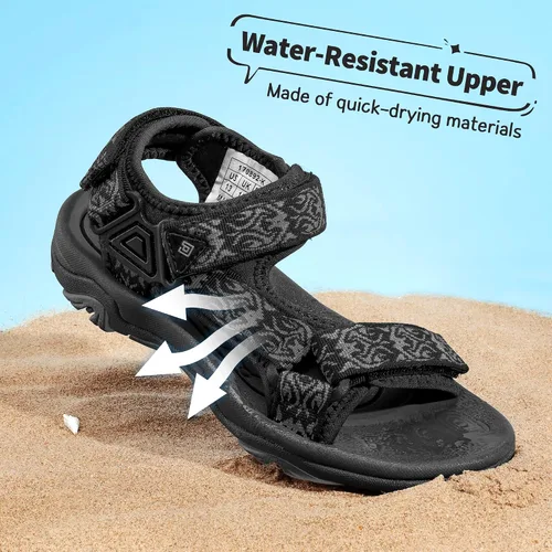 Miniatura 2 de DREAM PAIRS Sandalias de verano para niños, ligeras y ajustables (para niños y niñas, grandes y pequeños).
