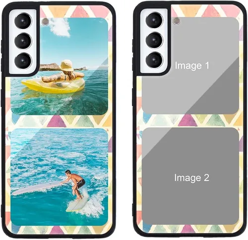 Miniatura 34 de Funda de teléfono personalizada para Samsung Galaxy S22+ / S22 Plus 5G, funda de TPU suave de vidrio templado antiarañazos personalizada con foto