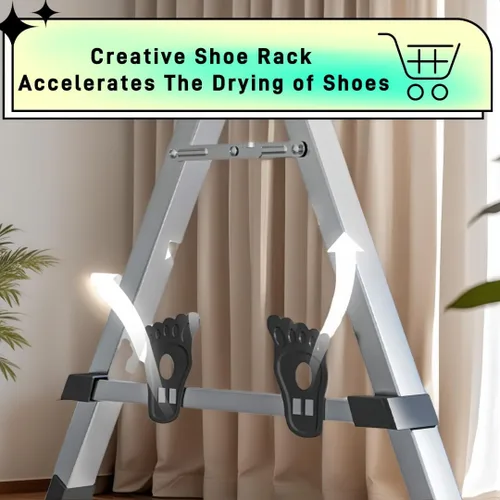 Miniatura 5 de Estante de secado de ropa ajustable de 5 bares, soporte plegable de acero inoxidable con ruedas bloqueables, extensible de 59 a 94.5 pulgadas