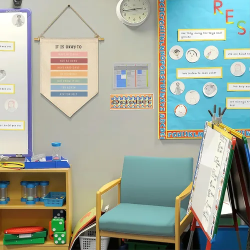 Miniatura 7 de Está Bien Cometer Errores - Banner de Educación en Salud Mental - Lona de Afirmaciones Positivas y Citas Decorativas para Maestros, Niños